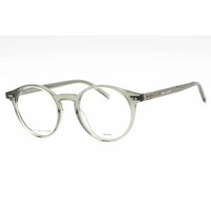 Tommy Hilfiger Men's Eyeglasses - Transparent Green Acetate Oval Frame | TH 1813 6CR
