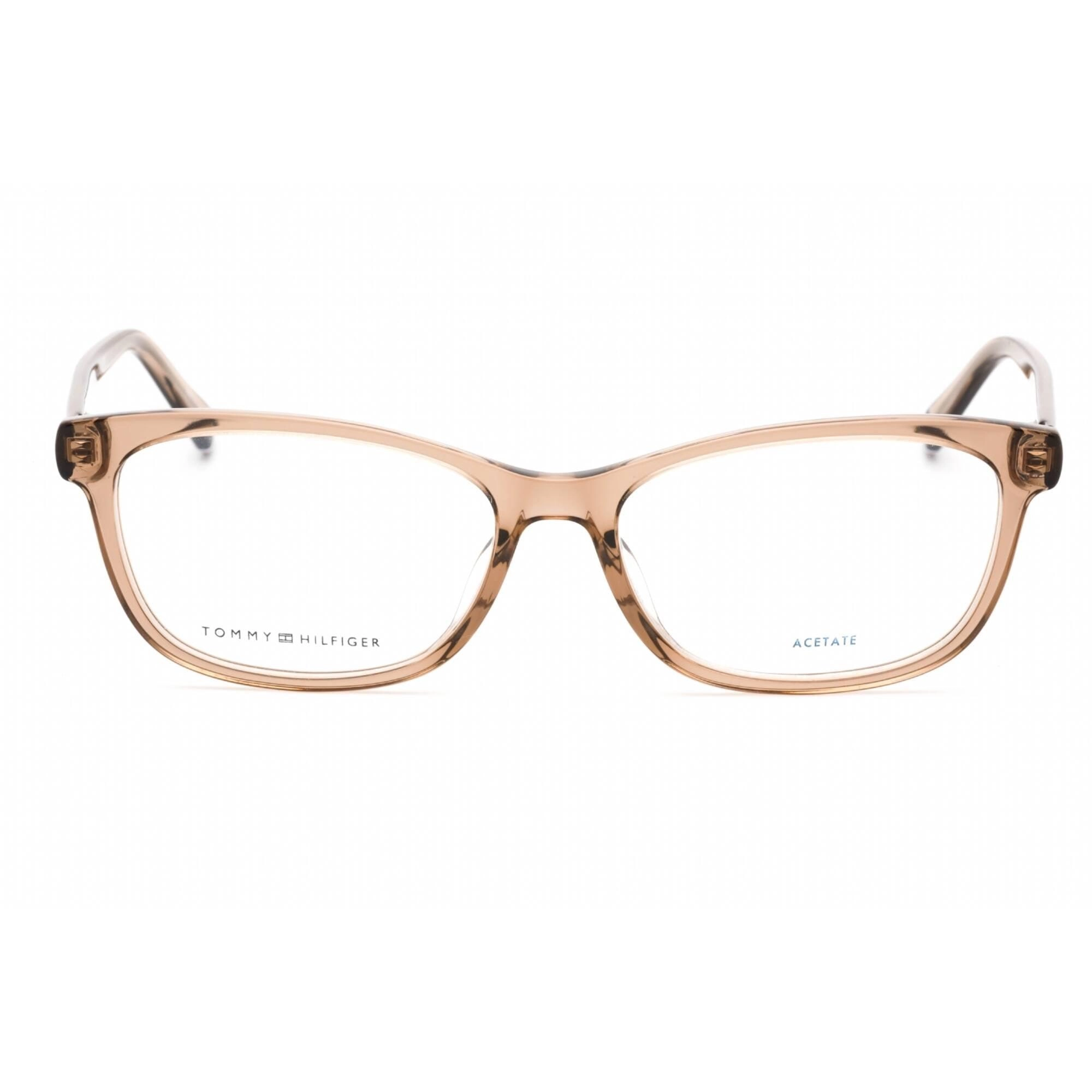 Tommy Hilfiger Women's Eyeglasses - Beige Plastic Full Rim Frame | TH 1682 010A 00