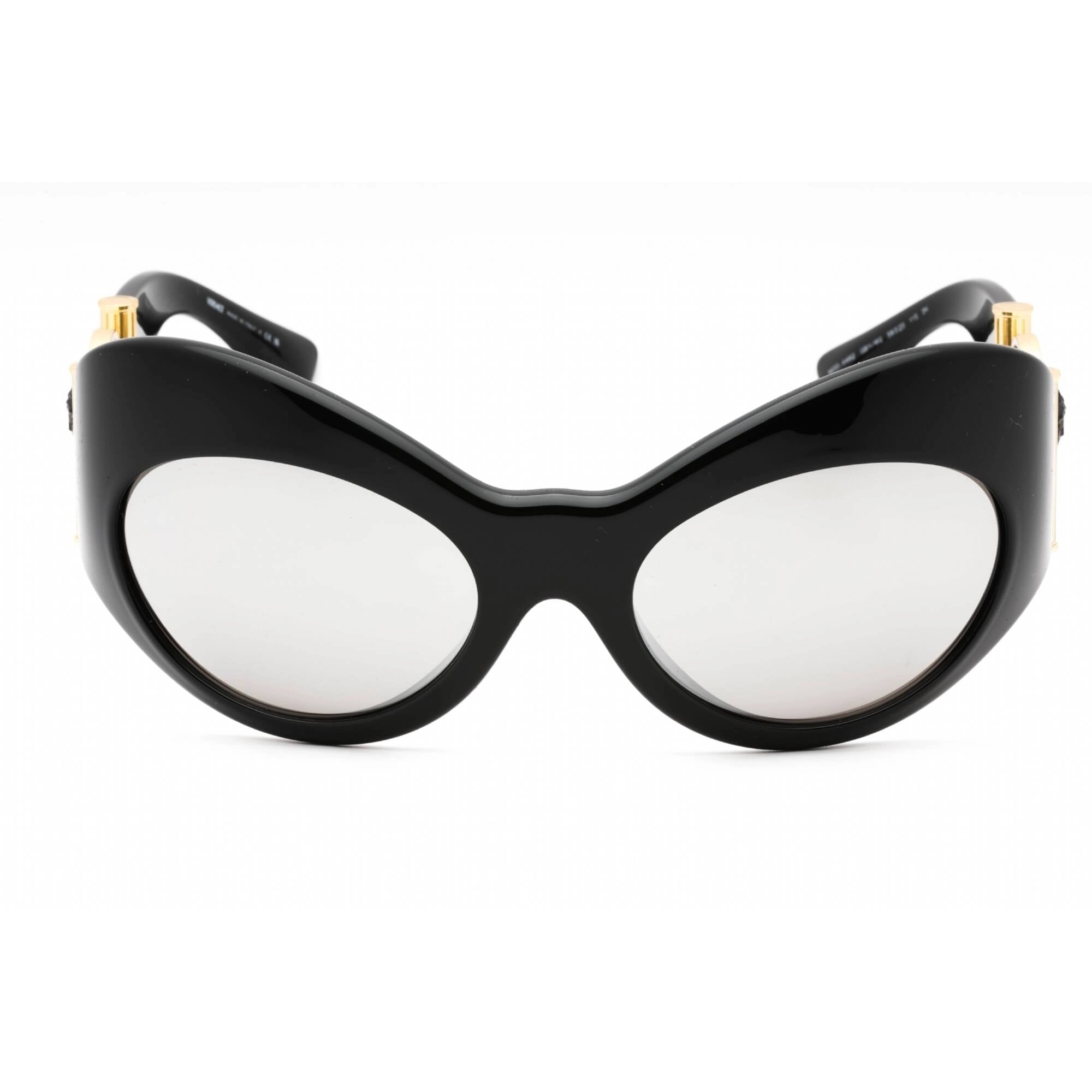 Versace Women's Sunglasses - Black/Light Grey Plastic Cat Eye Frame | 0VE4462 GB1/6G