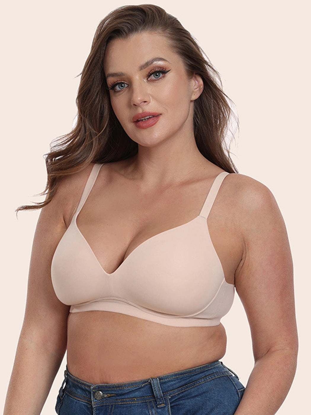 Women's Comfort Smoothing Stretch Wireless Lightly Lined Bra