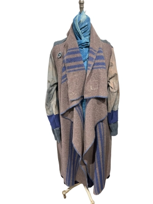 Wool Blanket Wrap Coat