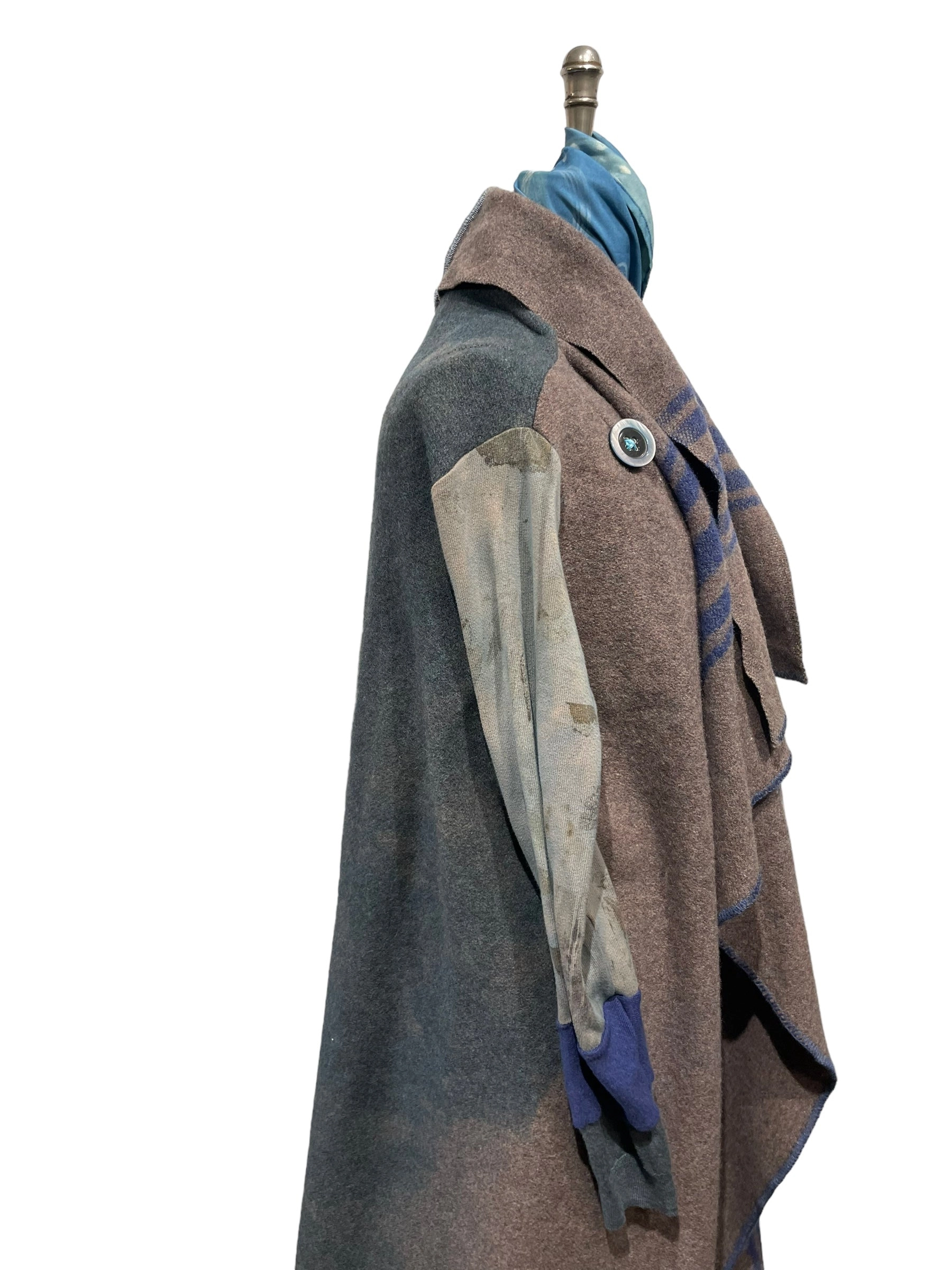 Wool Blanket Wrap Coat