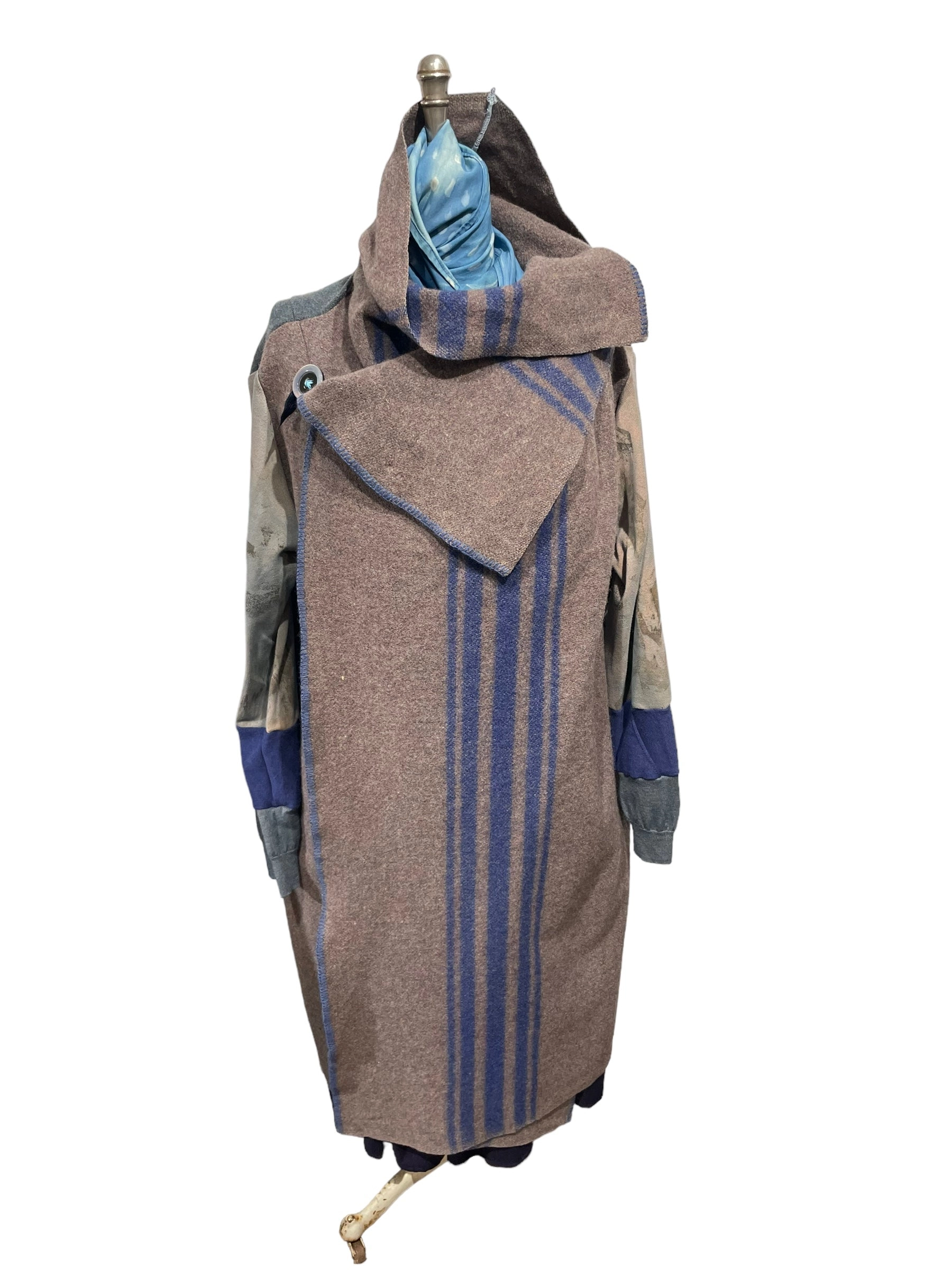 Wool Blanket Wrap Coat