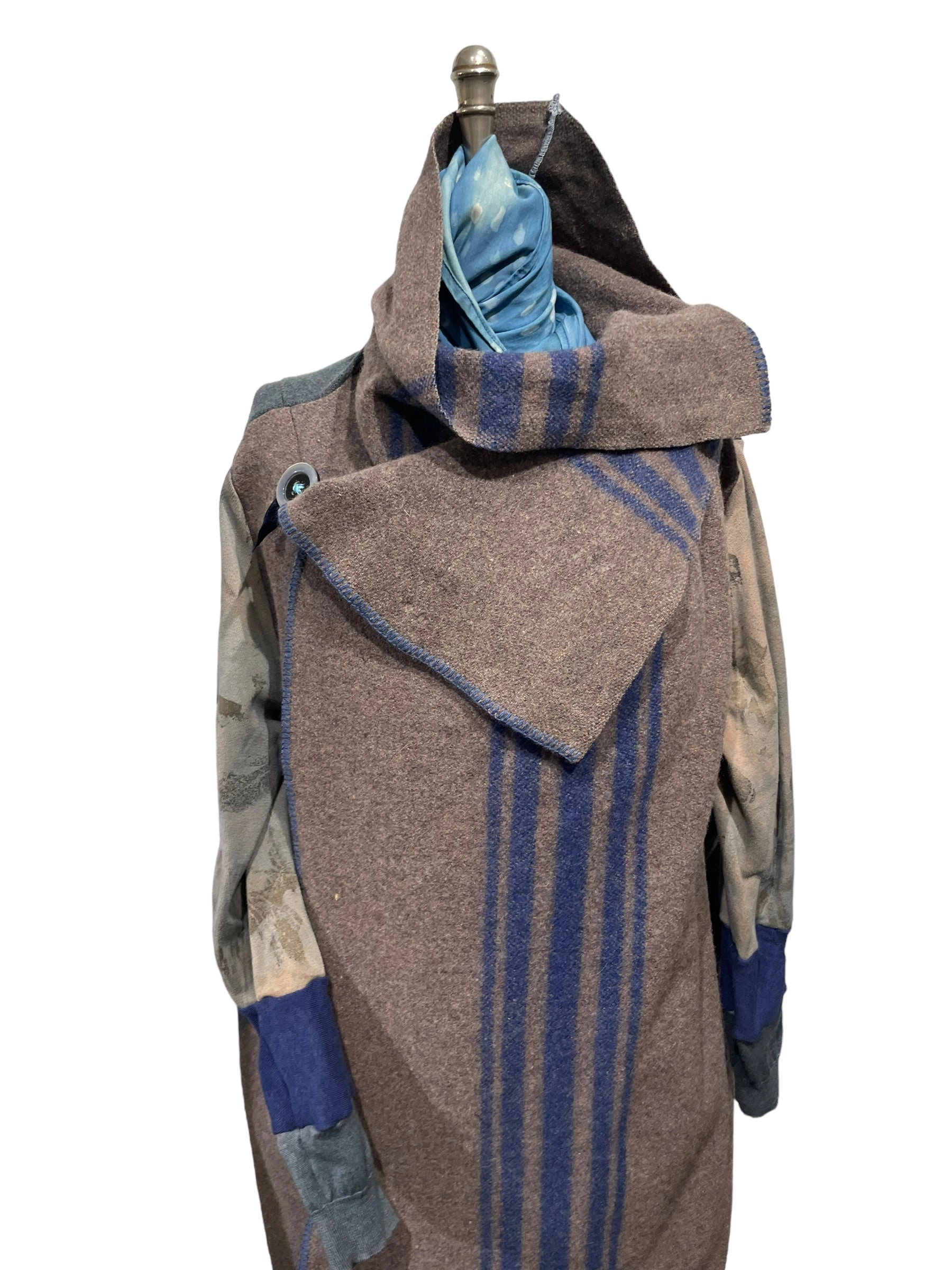 Wool Blanket Wrap Coat