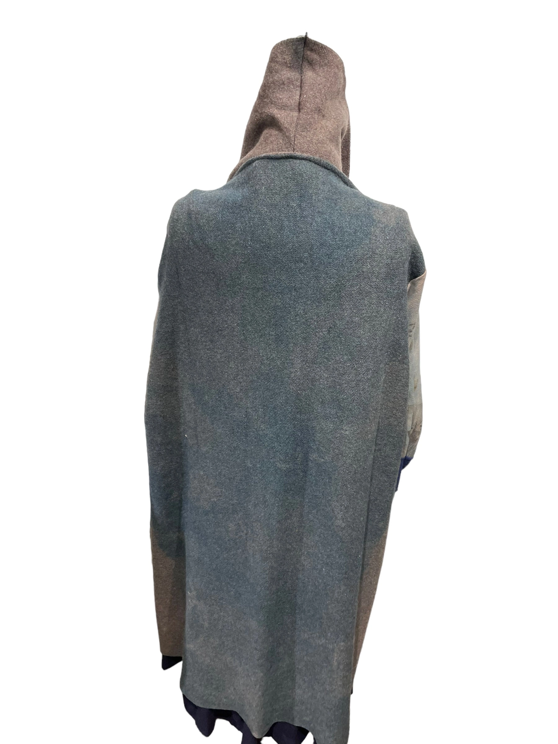Wool Blanket Wrap Coat