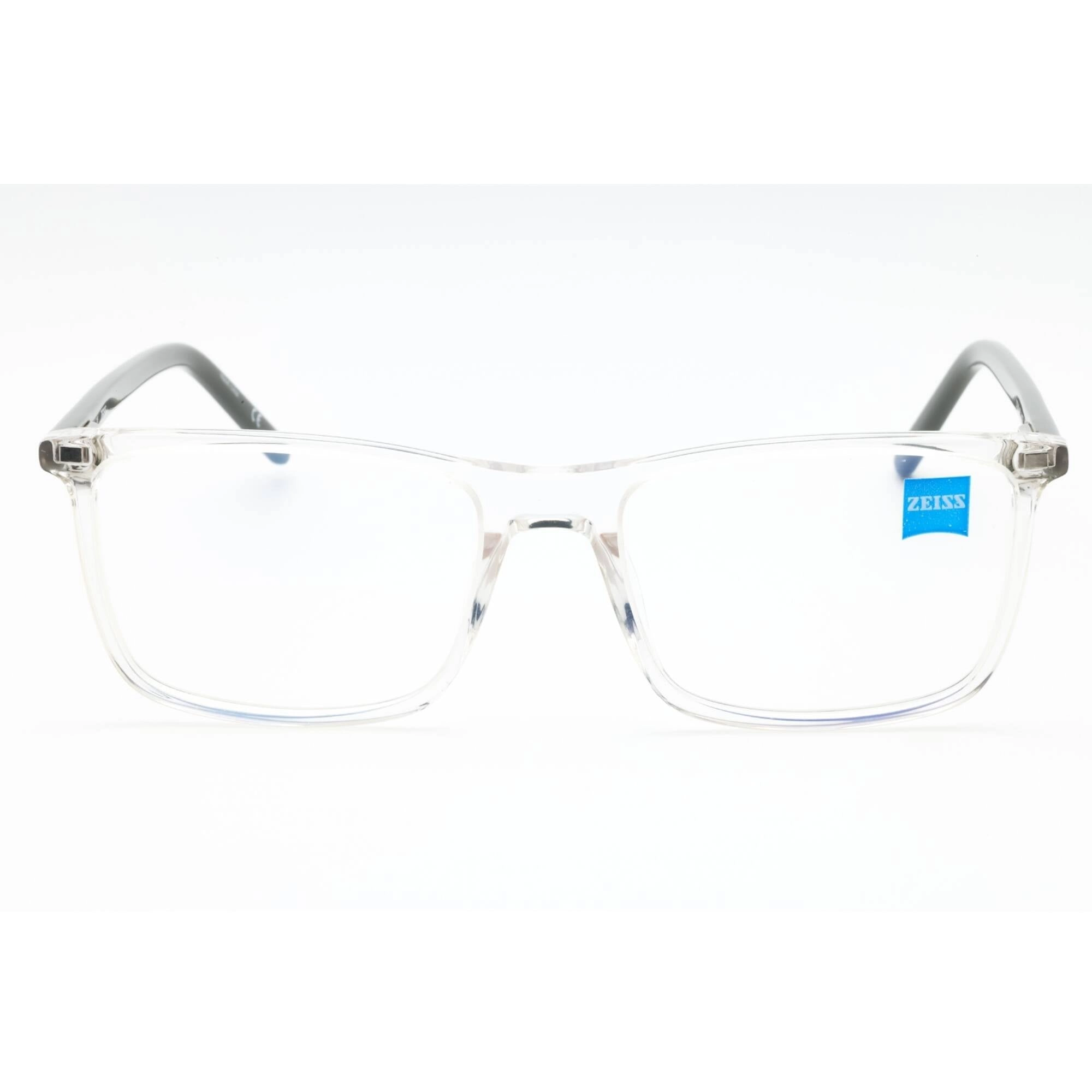 Zeiss Men's Eyeglasses - Crystal Clear Acetate Rectangular Shape Frame | ZS22500 970